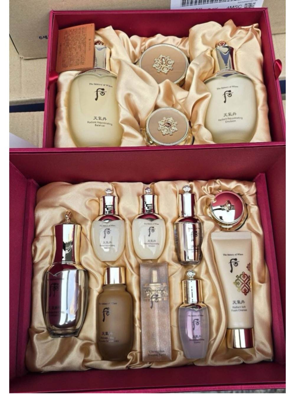 The history of Whoo Cheongidan 6pcs Special Set 12 Items Anit Aging K-Beauty